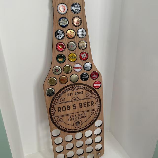 Wall Art Beer Bottle Cap Holder